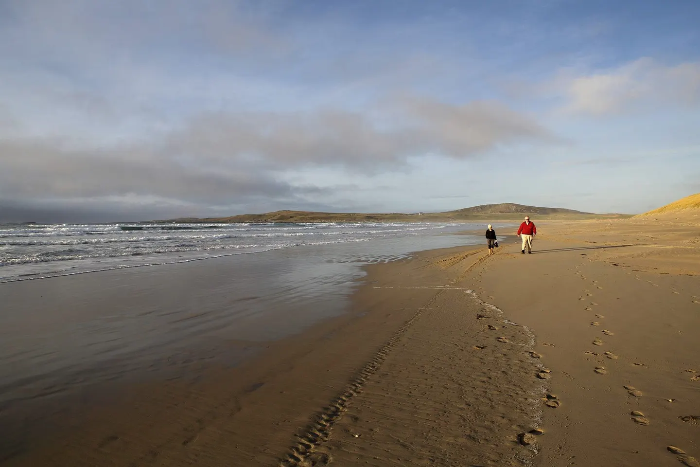 Photo of Machir Bay, a beach near Port Charlotte, Argyll and Bute, the Scottish Highlands and Islands.