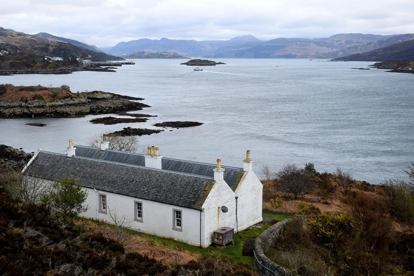 Photo of Eilean Bàn, an island in Highland, the Scottish Highlands and Islands.