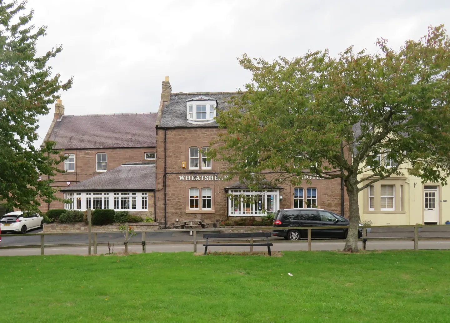 Photo of The Wheatsheaf (Swinton), a pub in the Scottish Borders, southern Scotland.