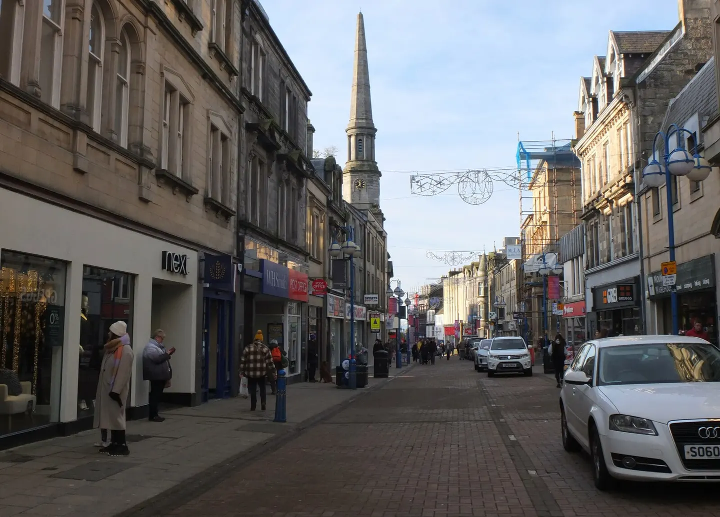 Photo of Dunfermline, a village in Fife, central Scotland.
