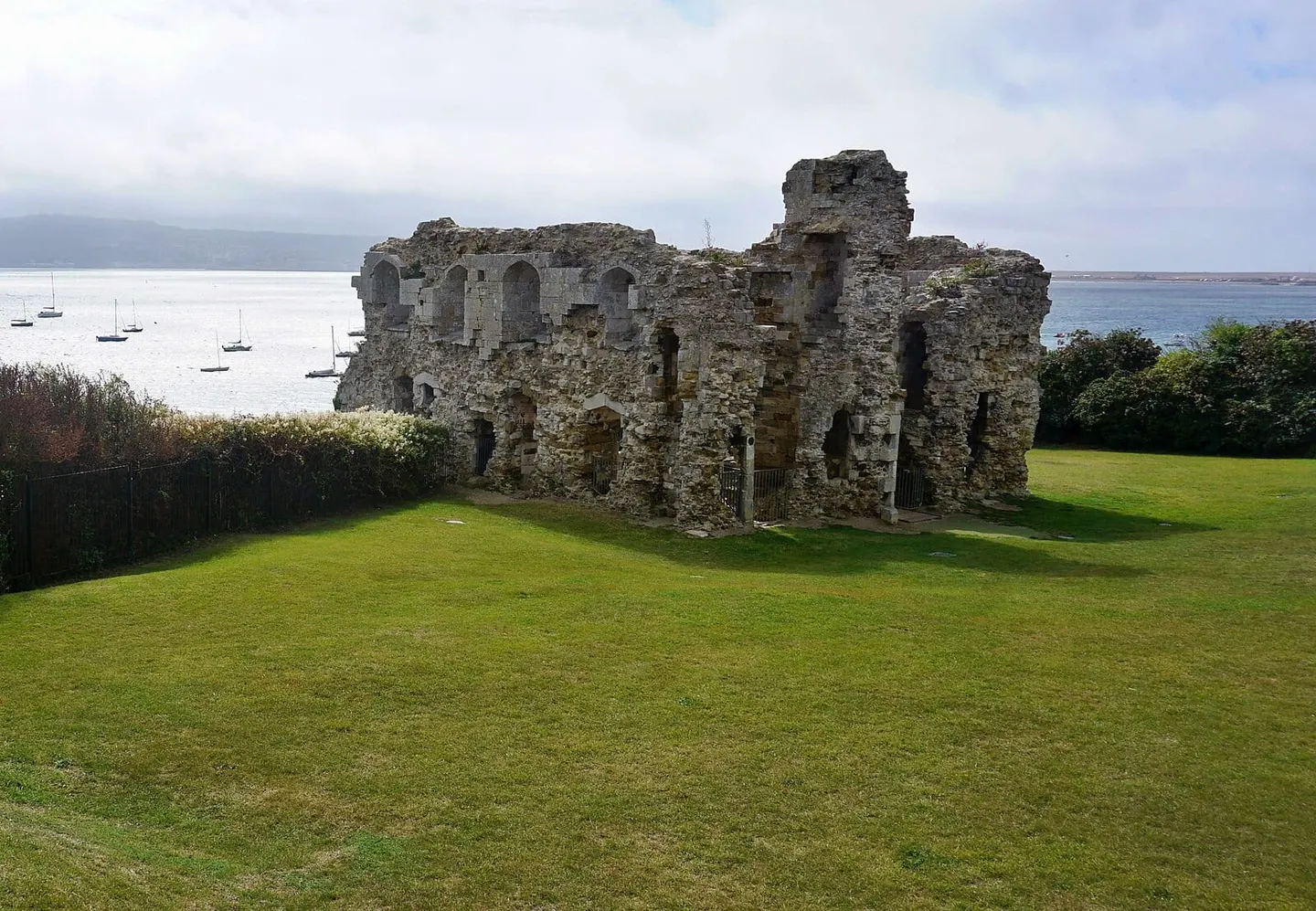 Photo of Sandsfoot Castle, a ruined castle near Upwey, Dorset, south west England.
