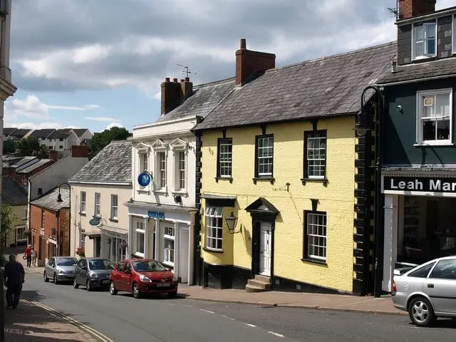 Photo of Ottery St Mary, a village in Devon, south west England.