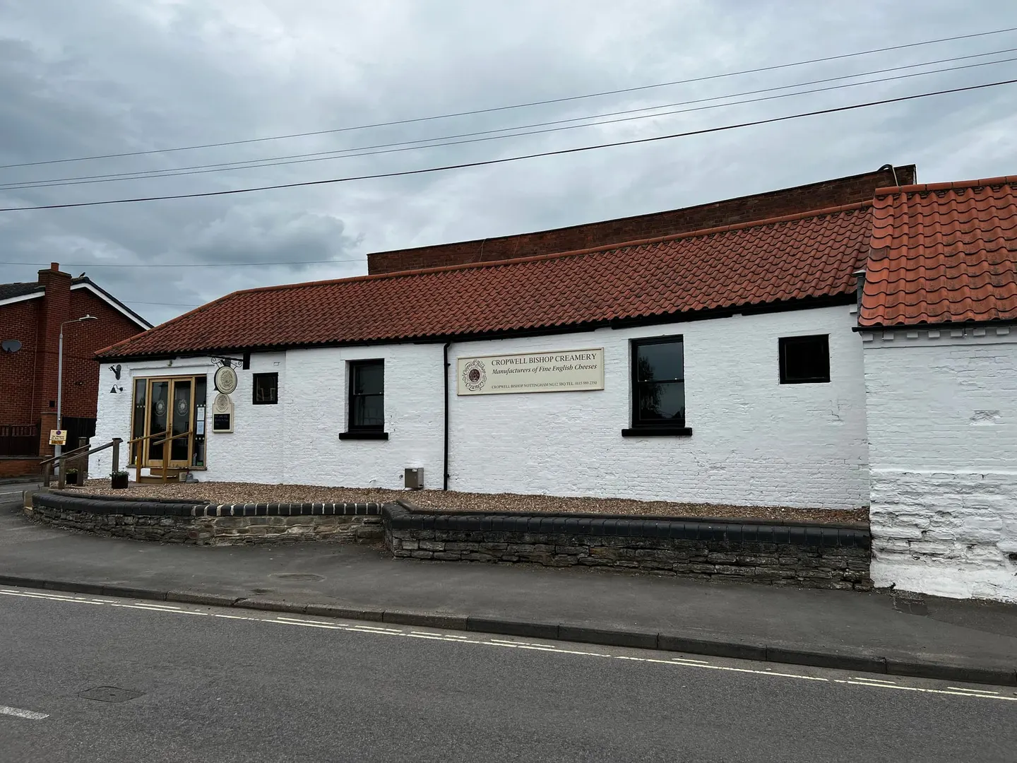 Photo of Cropwell Bishop Creamery, a farm & farm shop in Nottinghamshire, central England.