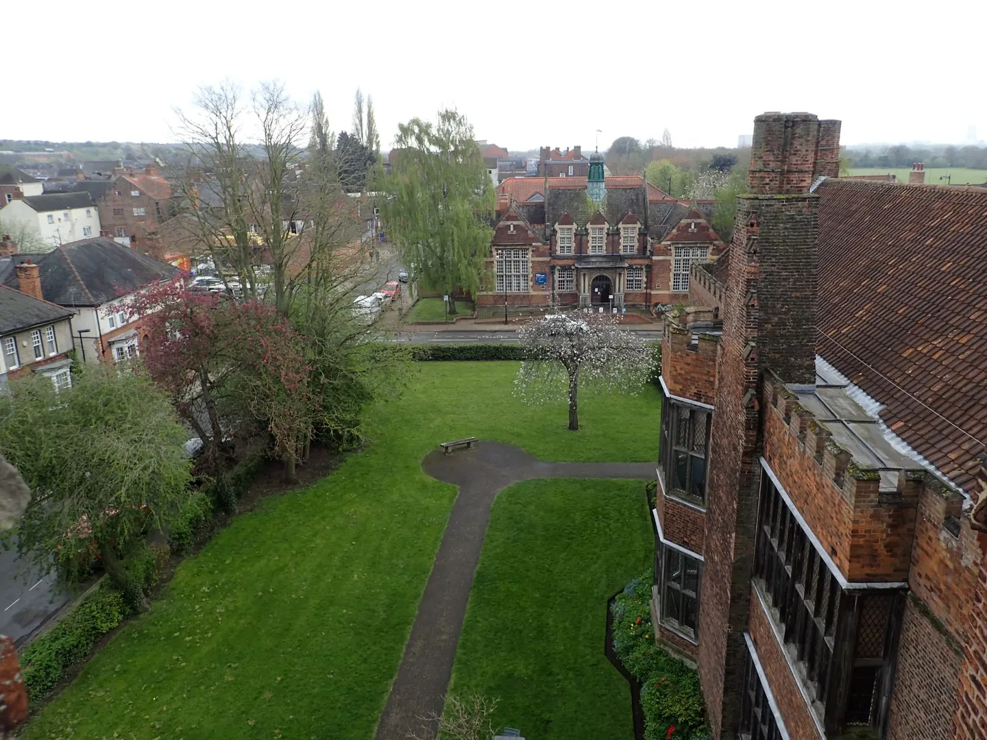 Photo of Gainsborough Old Hall, a house in Lincolnshire, central England.