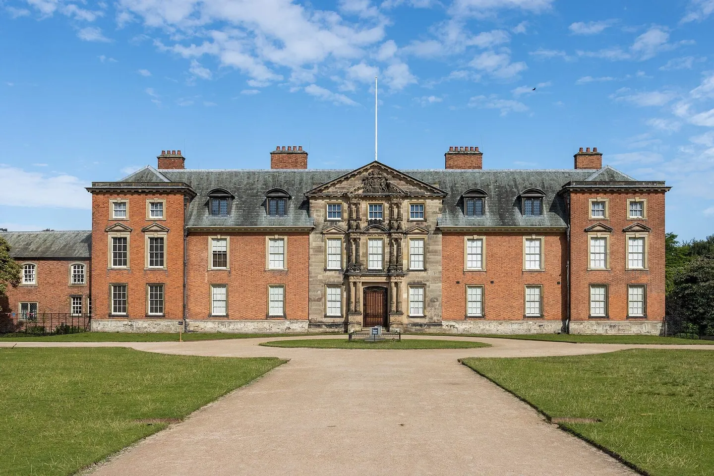 Photo of Dunham Massey, a Grade II* registered house & garden near Rostherne, Greater Manchester, north west England.
