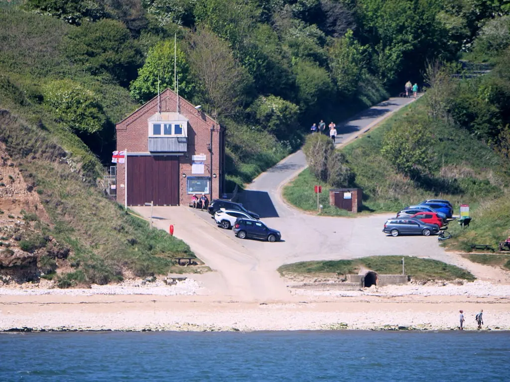 Photo of Flamborough South Landing, a swimming spot in East Riding of Yorkshire, northern England.
