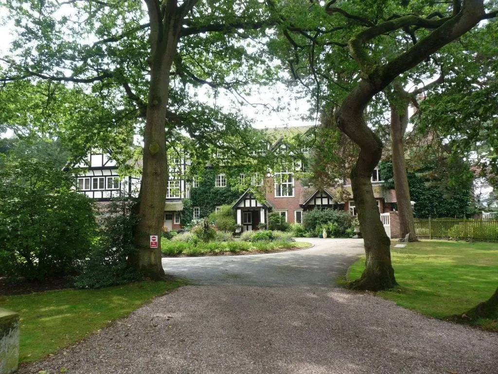 Photo of Abbeywood Gardens, a garden near Delamere, Cheshire, north west England.