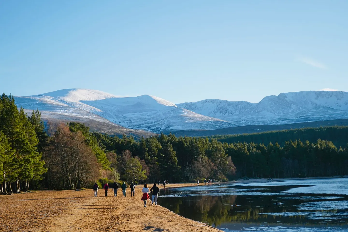 Photo of the Cairngorm Mountains, a National Scenic Area in Scotland.