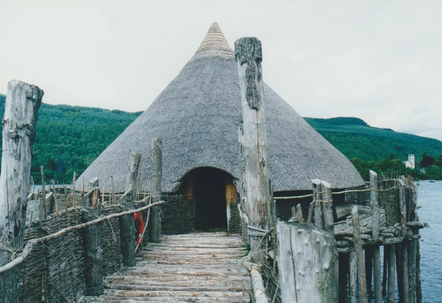 Photo of The Scottish Crannog Centre, a visitor attraction near Fortingall, Perth and Kinross, central Scotland.