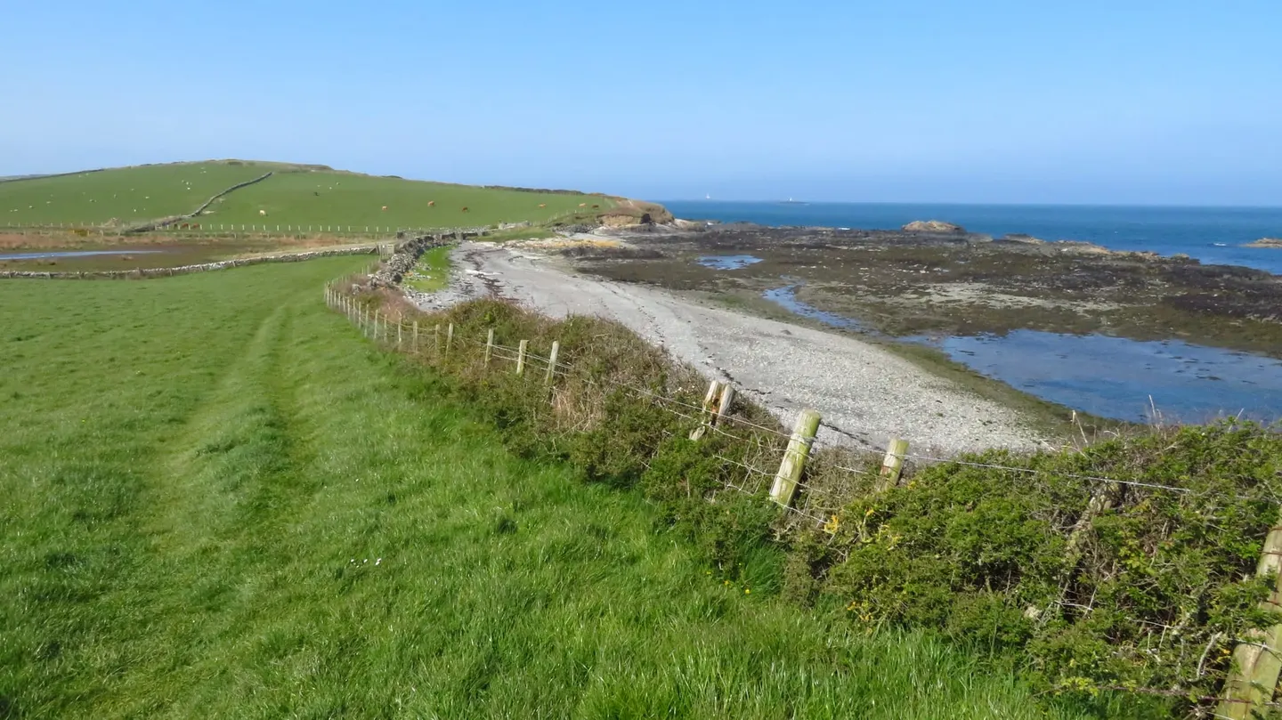 Photo of Cemlyn Estate, a nature reserve near Cemaes, Anglesey, north Wales.