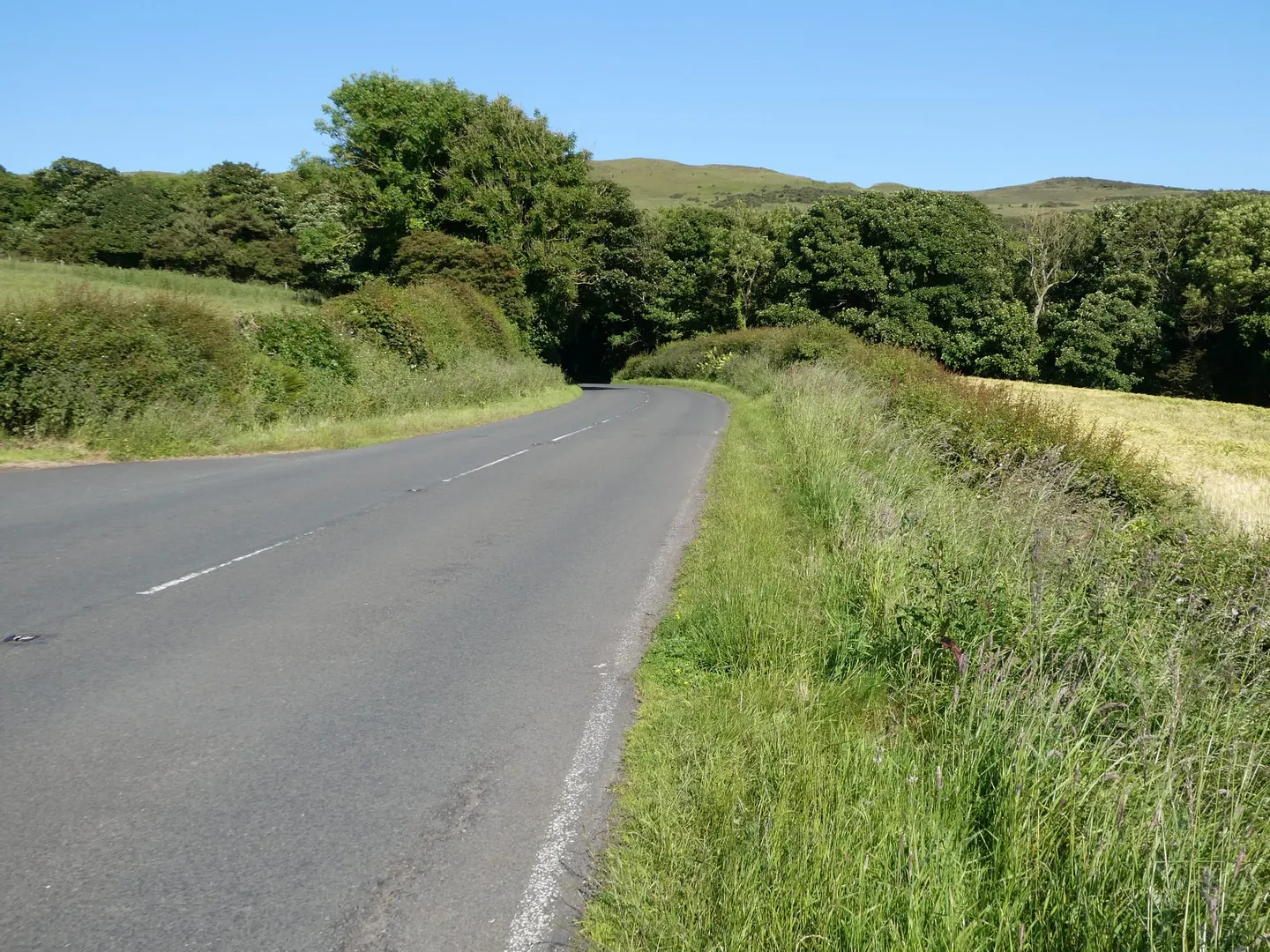 Photo: Electric Brae, a viewpoint near Dunure, South Ayrshire, southern Scotland.
