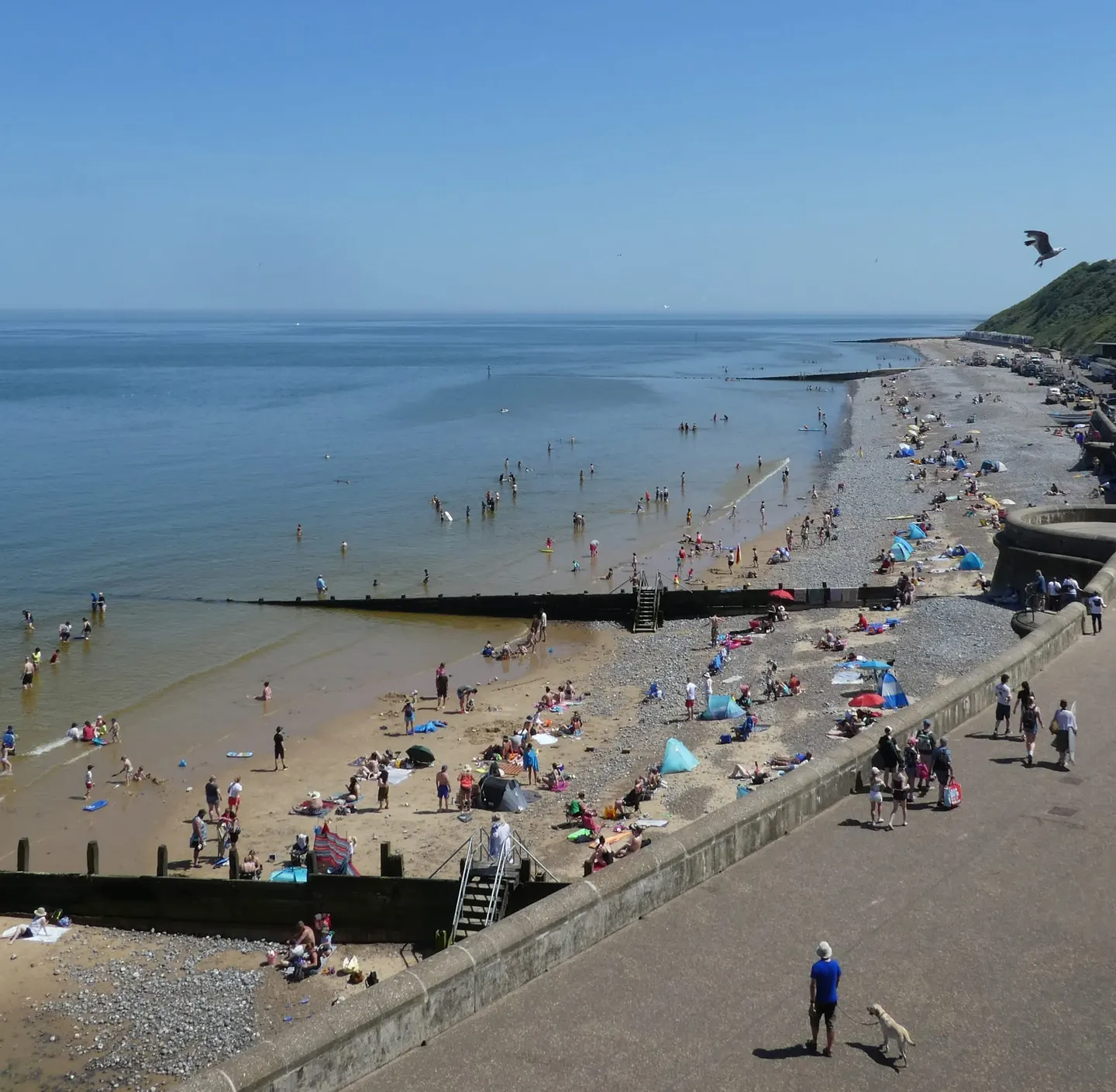 Photo of Cromer, a swimming spot near Overstrand, Norfolk, eastern England.