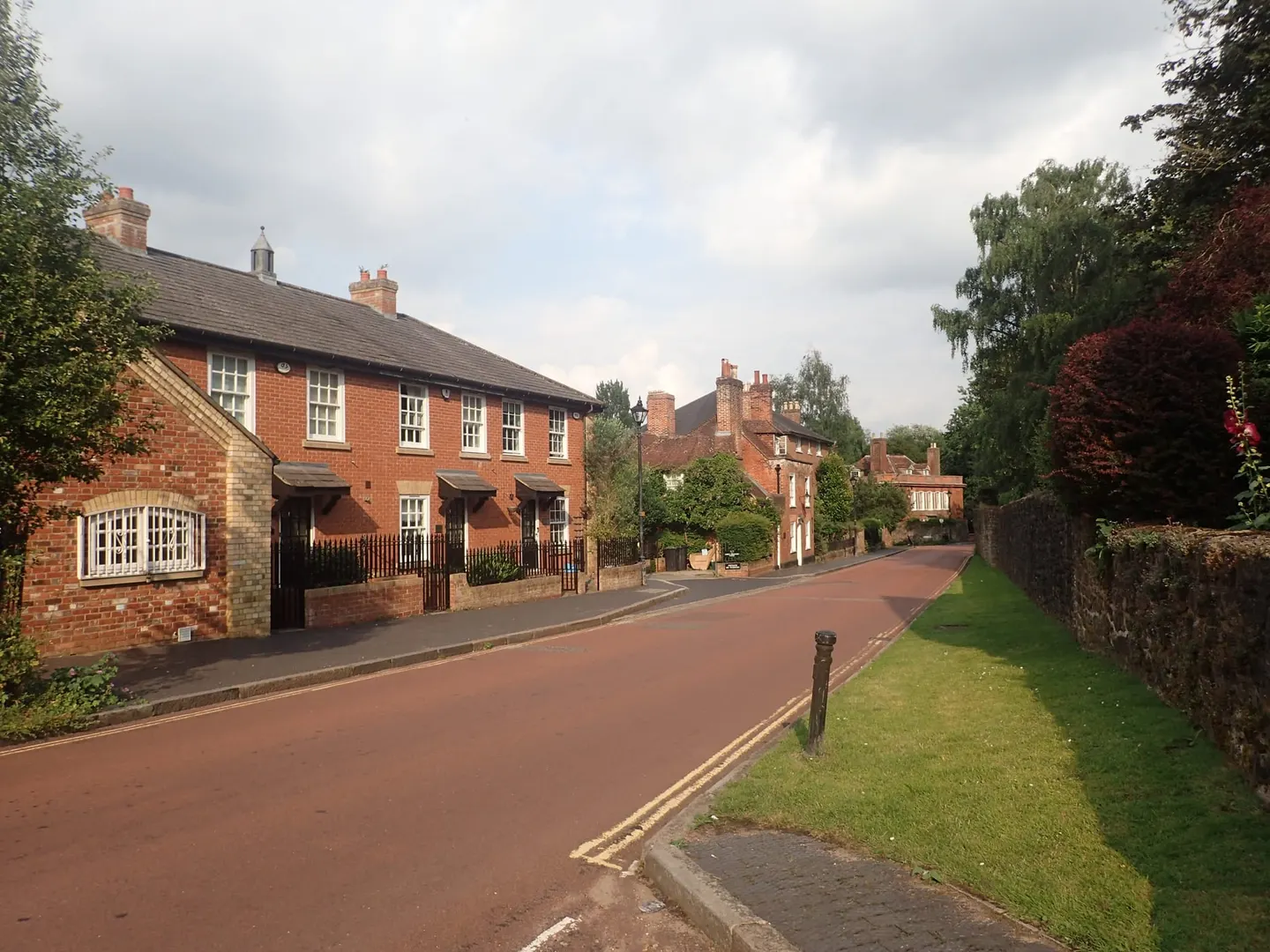 Photo of West Malling, a village in Kent, south east England.