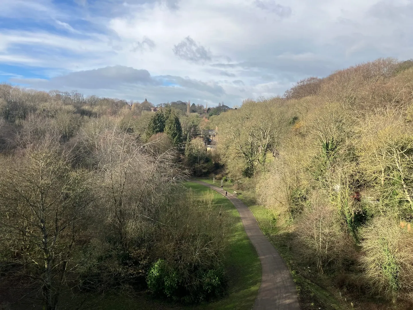 Photo of Jesmond Dene, a garden near Newcastle upon Tyne, Tyne and Wear, north east England.