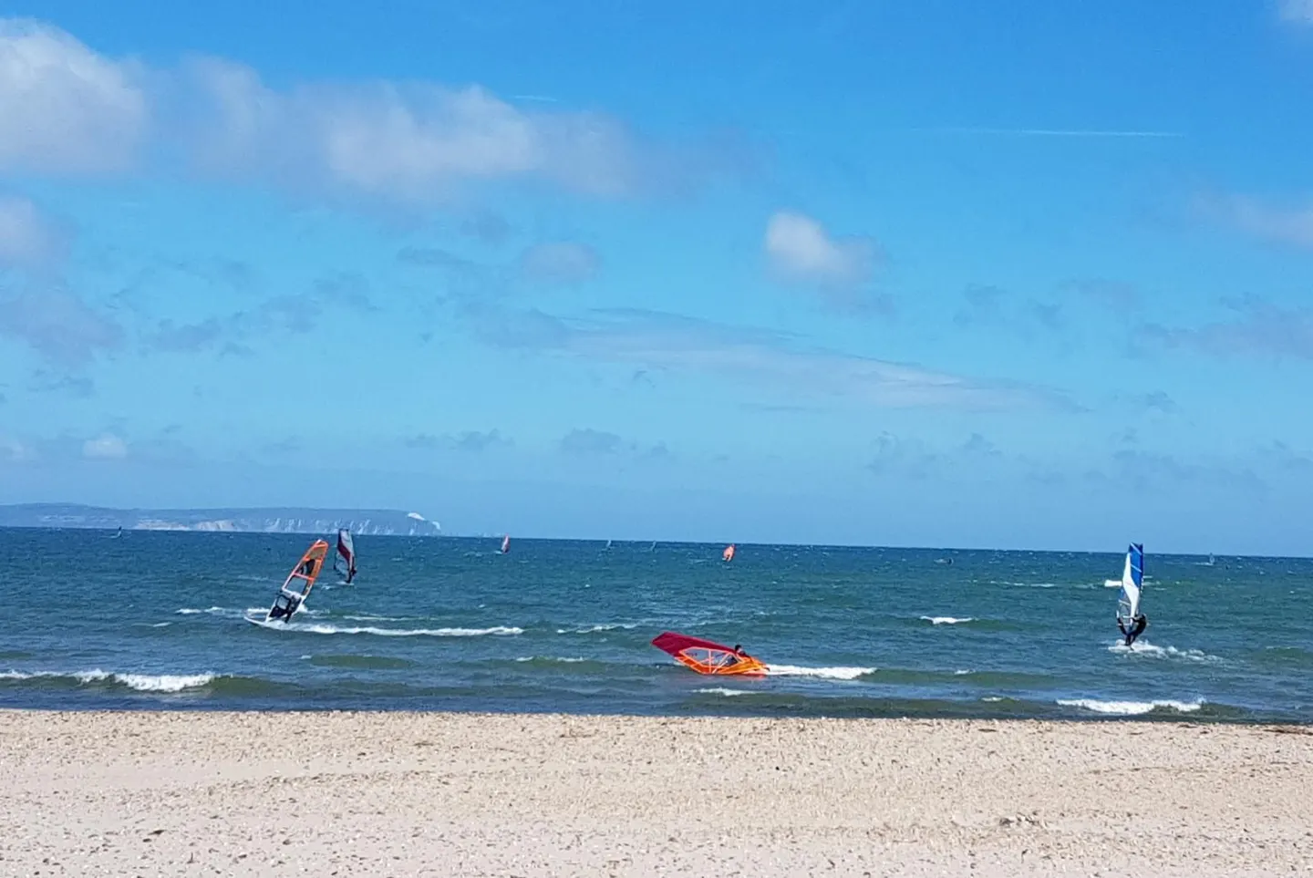 Photo of Christchurch Avon Beach, a swimming spot near Milford on Sea, Dorset, south west England.