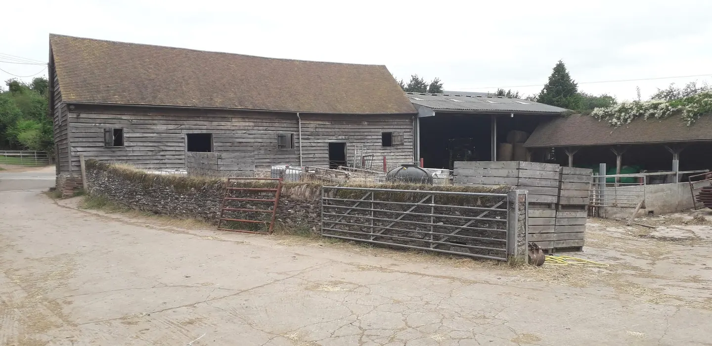 Photo of Newton Court Cider, a farm & farm shop near Leominster, Herefordshire, central England.