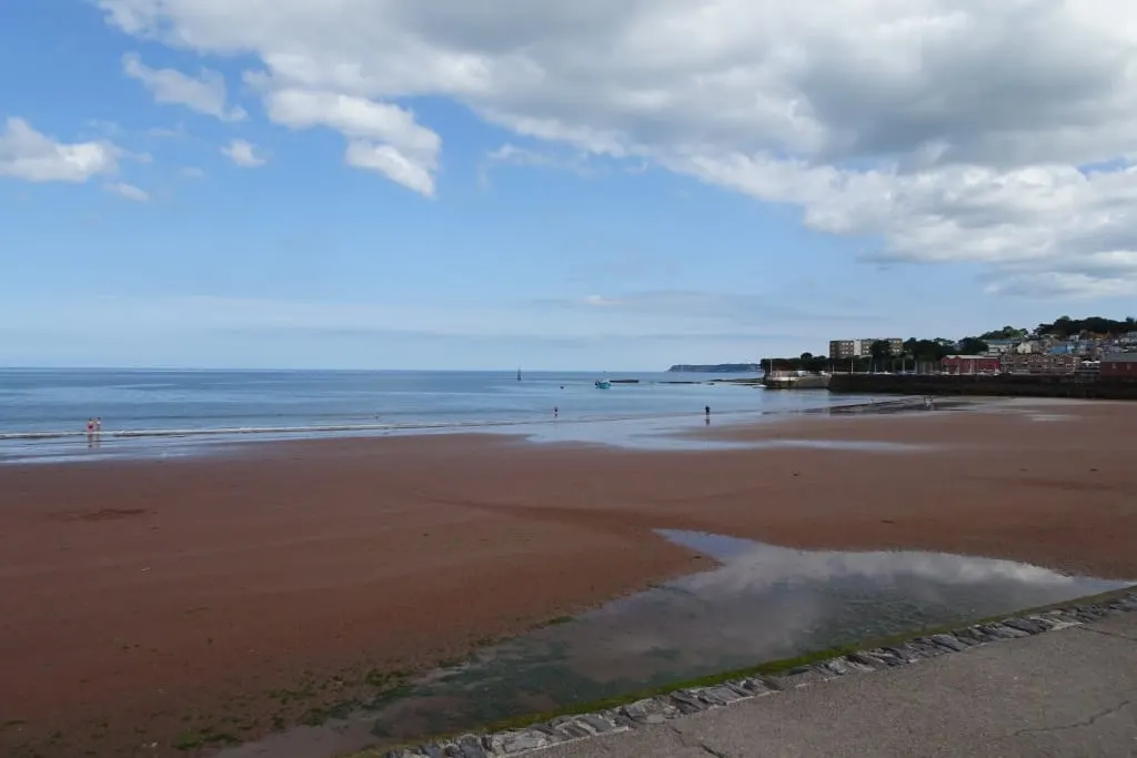 Photo of Paignton Paignton Sands, a swimming spot near Cockington, Devon, south west England.