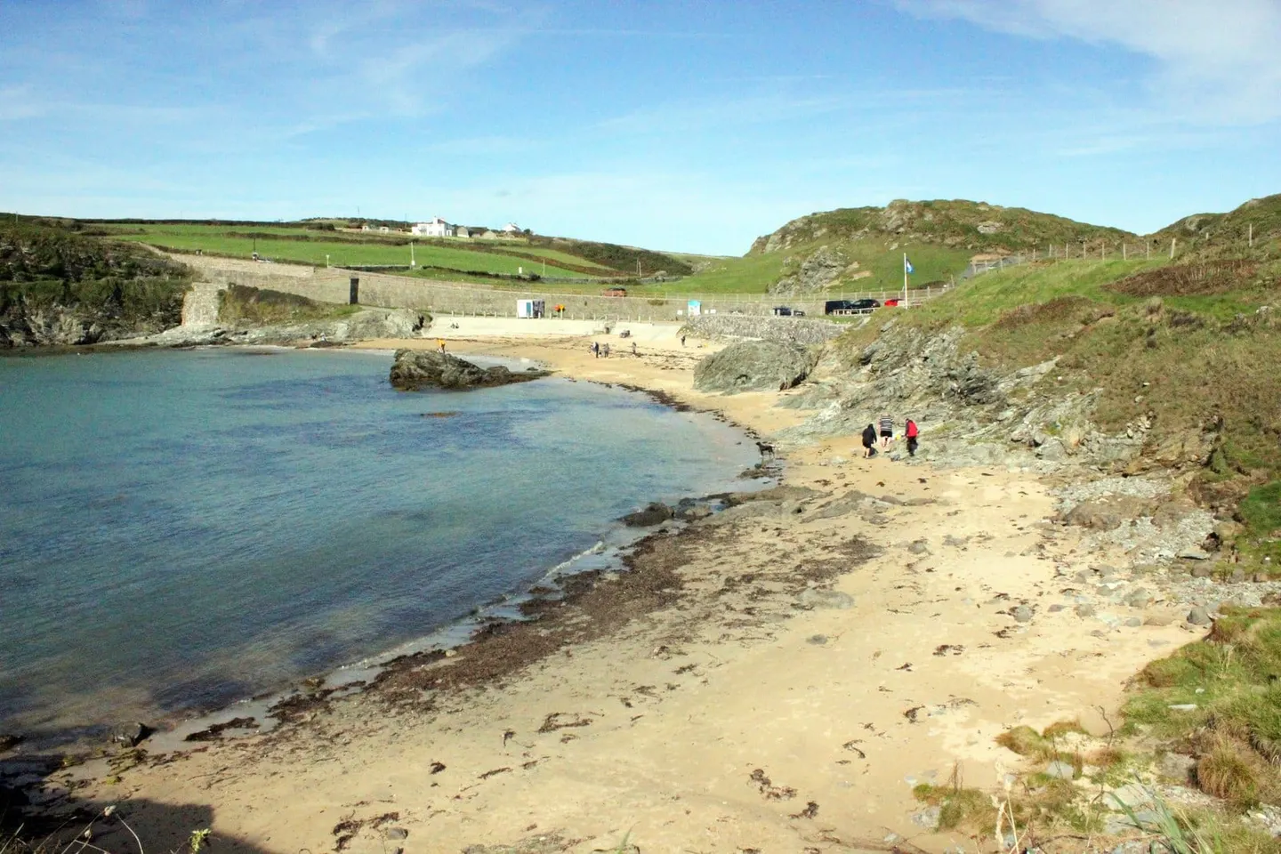 Photo of Porth Dafarch, a cove near Trearddur Bay, Anglesey, north Wales.