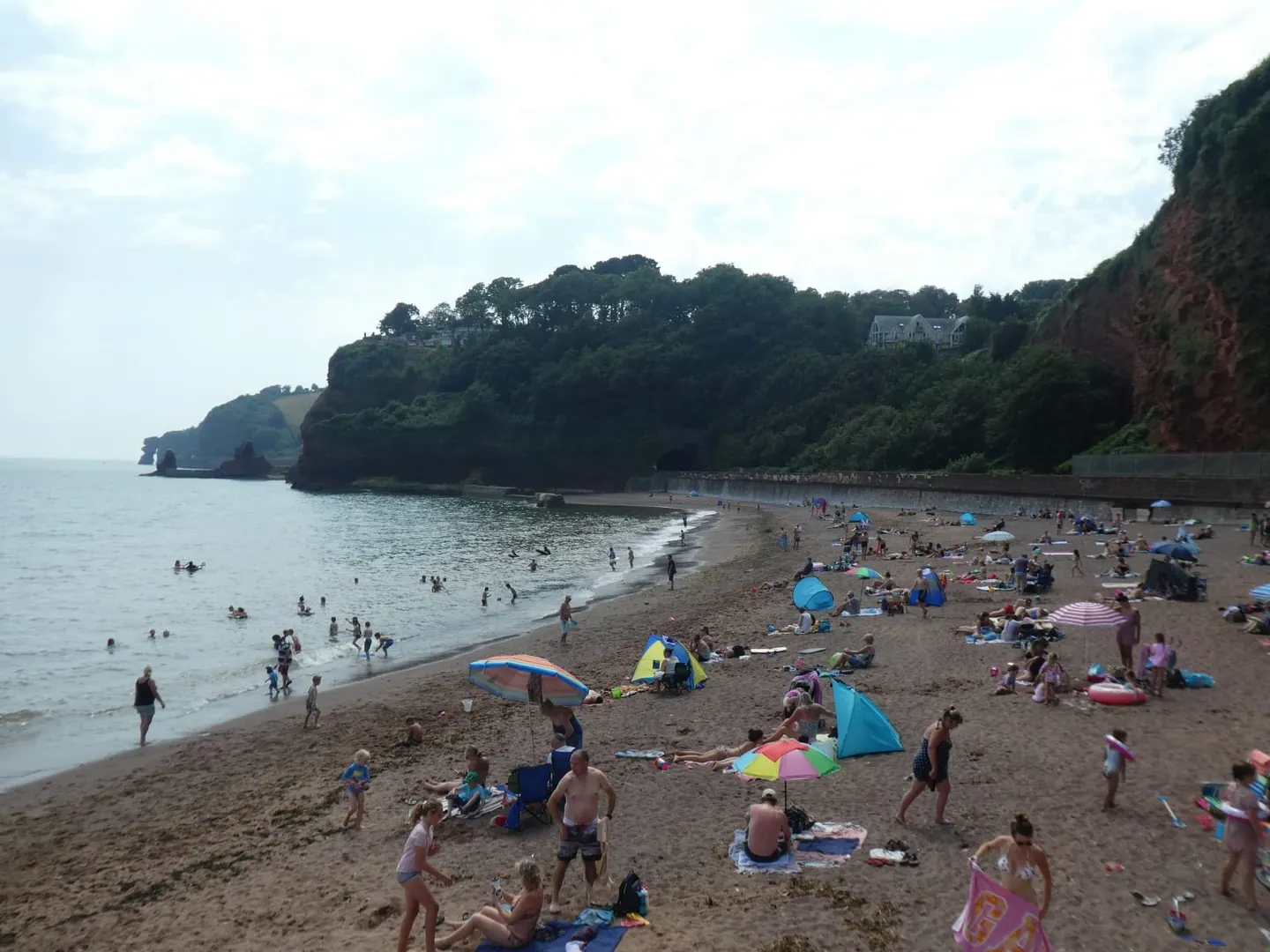 Photo of Dawlish Coryton Cove, a swimming spot near Shaldon, Devon, south west England.