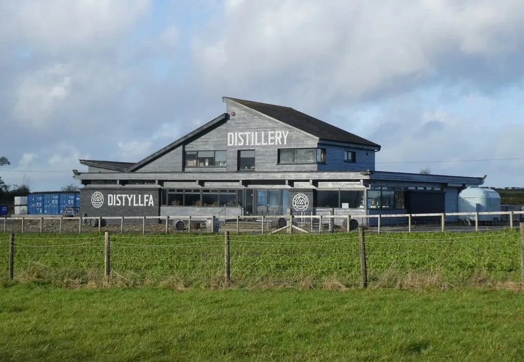 Photo of In the Welsh Wind Distillery, a distillery near Tan-y-groes, Ceredigion, mid Wales.