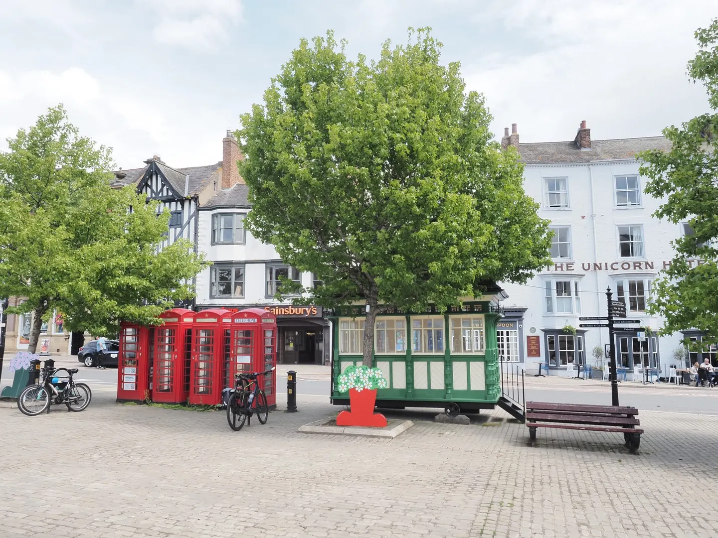 Photo of Ripon, a village in North Yorkshire, northern England.