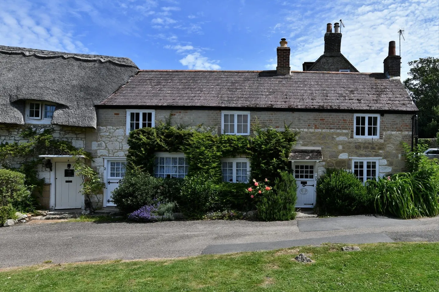Photo of Calbourne, a village in the Isle of Wight, south east England.
