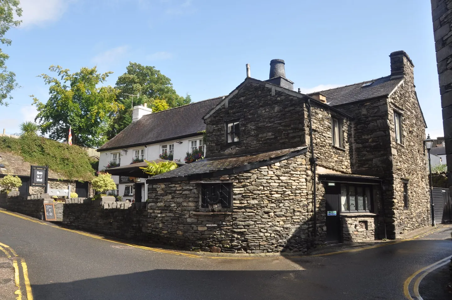 Photo of The Hole in t' Wall, a pub near Bowness-on-Windermere in the Lake District, Cumbria, north west England.