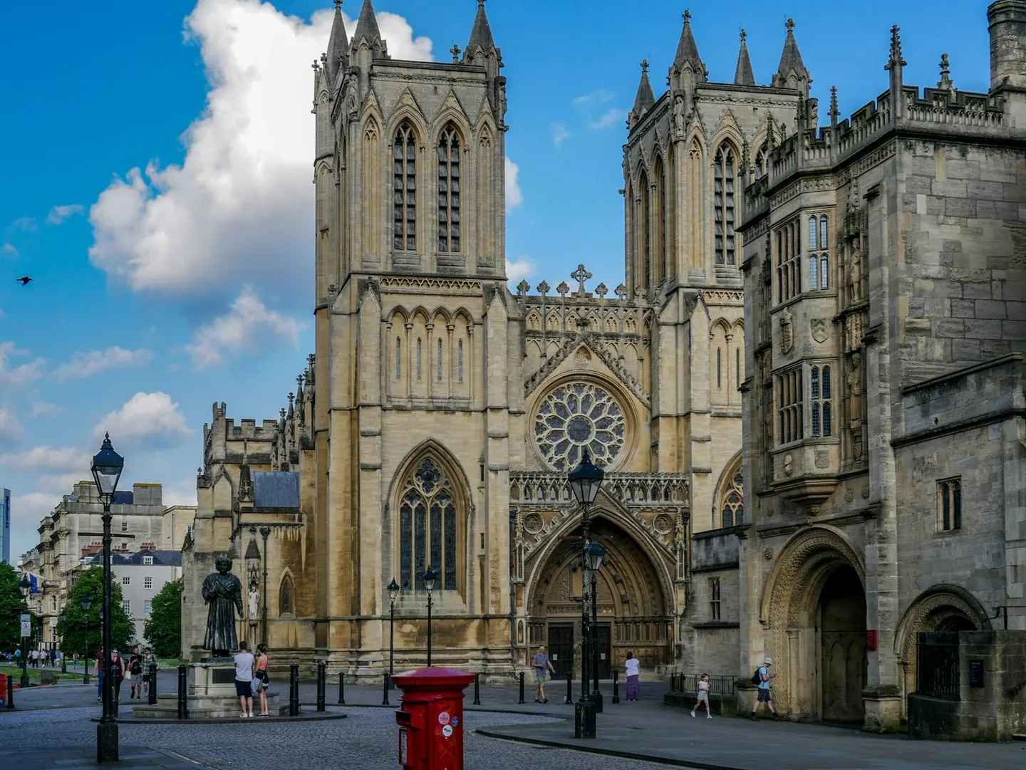 Photo of Bristol Cathedral, a cathedral in Bristol, south west England.