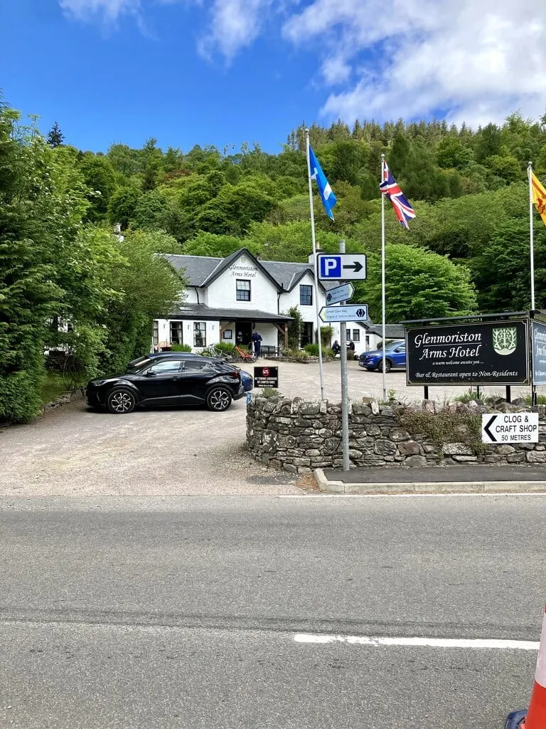 Photo of Glenmoriston Arms Hotel, a pub near Invermoriston, Highland, the Scottish Highlands and Islands.