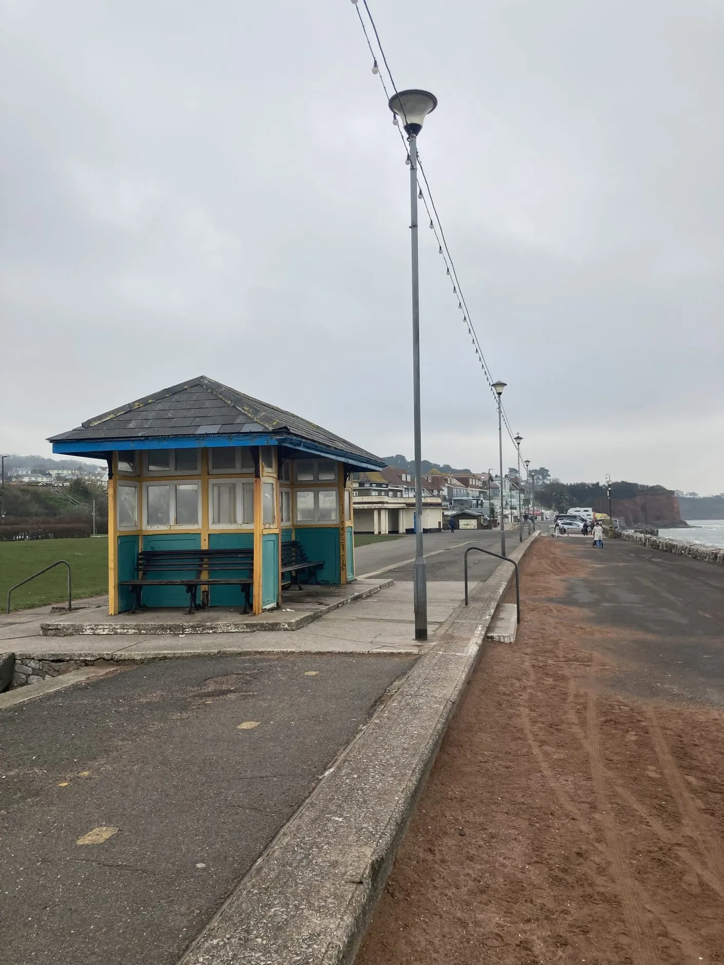 Photo of Paignton Preston Sands, a swimming spot near Cockington, Devon, south west England.