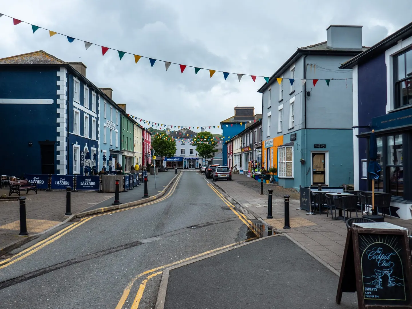 Photo of Aberaeron, a village in Ceredigion, mid Wales.