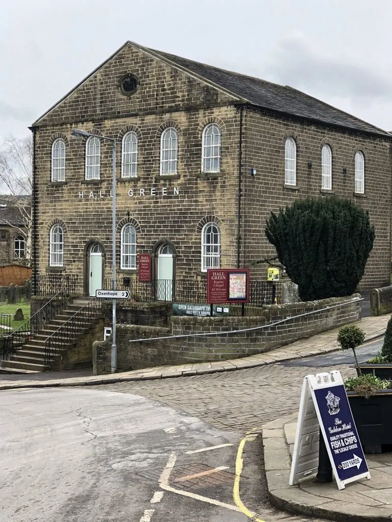 Photo of Haworth Old Hall Inn, a pub in West Yorkshire, northern England.