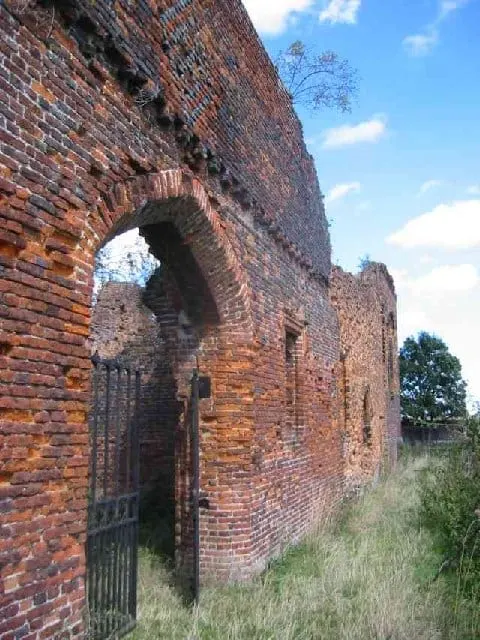 Photo of Someries Castle, a ruined castle near Luton, Bedfordshire, eastern England.