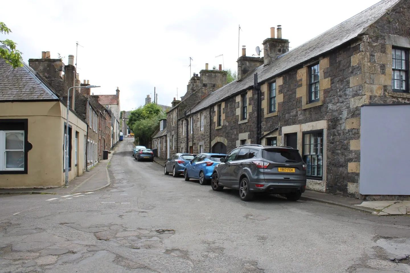 Photo of Auchtermuchty, a village in Fife, central Scotland.