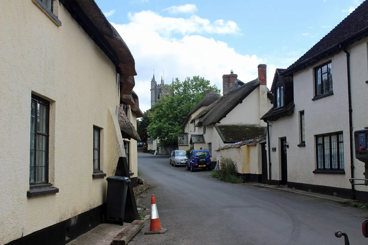 Photo of Broadhembury, a village in Devon, south west England.