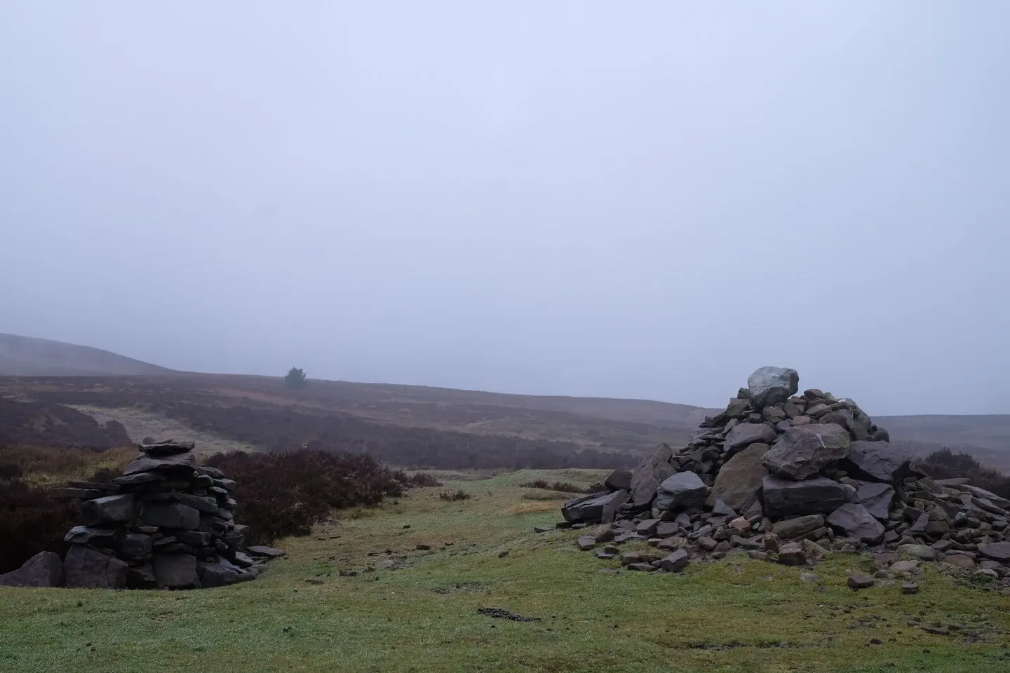 Photo along the Beacons Way, a 99-mile long-distance path running from Abergavenny to Llangadog, Wales.