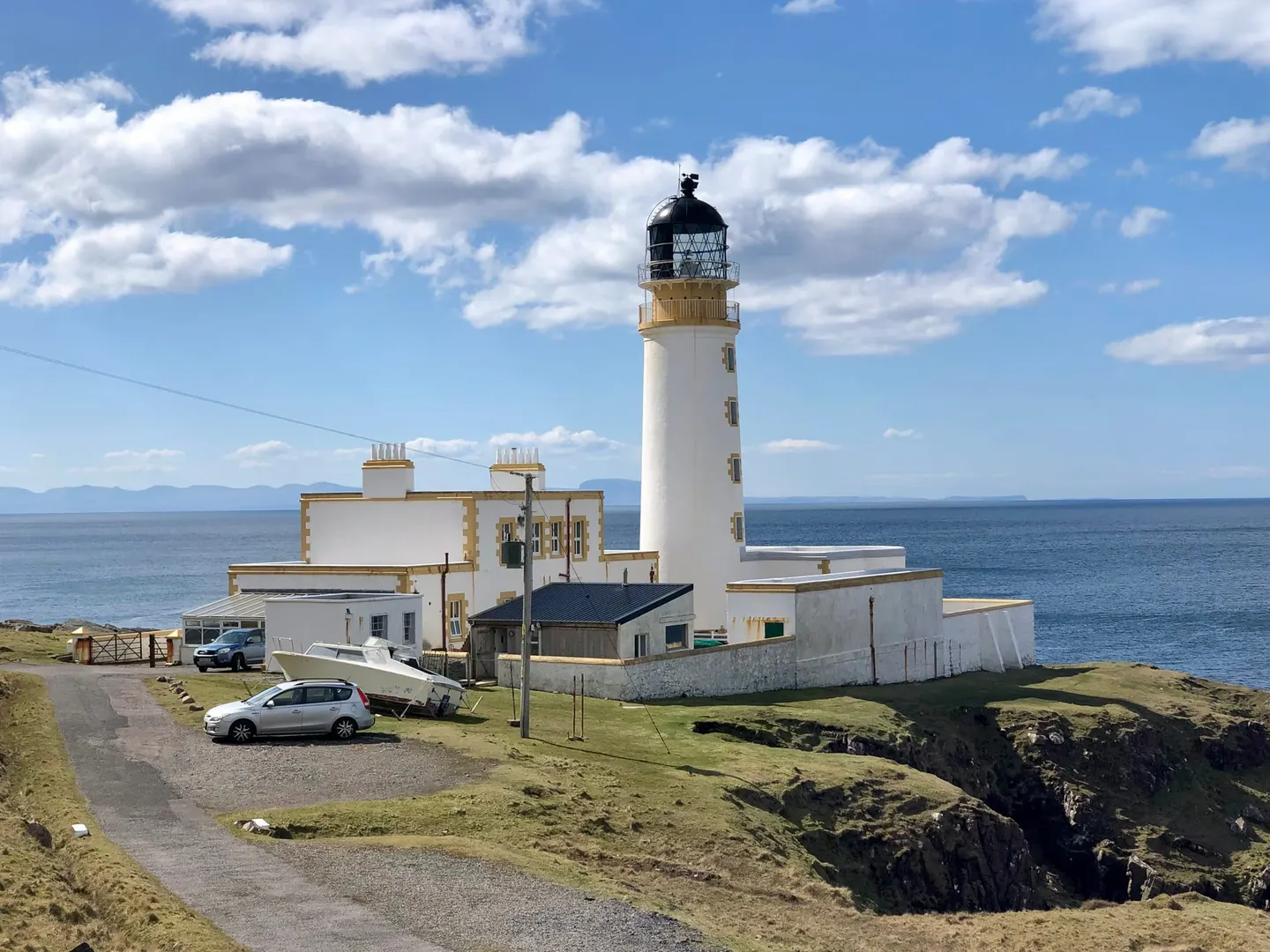 Photo of Rua Reidh Lighthouse, a lighthouse in the Wester Ross, Highland, the Scottish Highlands and Islands.