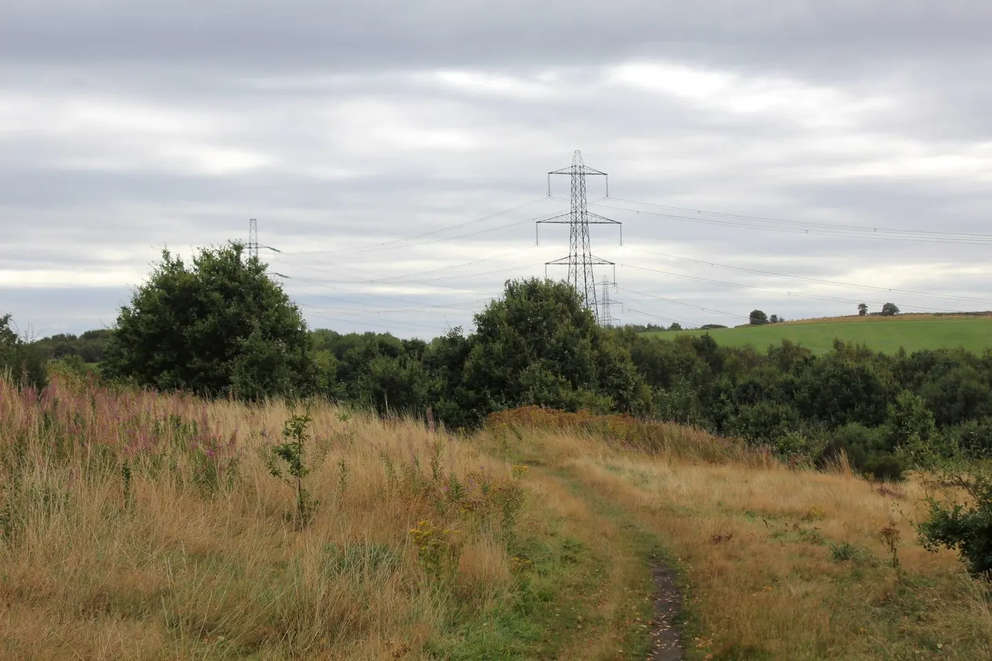 Photo along the Leeds Country Way, a 62-mile long-distance path in northern England.