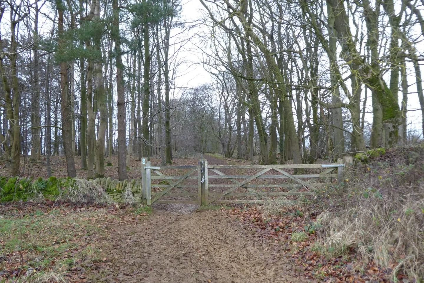 Photo along the Wychavon Way, a 40-mile long-distance path running from Droitwich Spa to Broadway, central England.