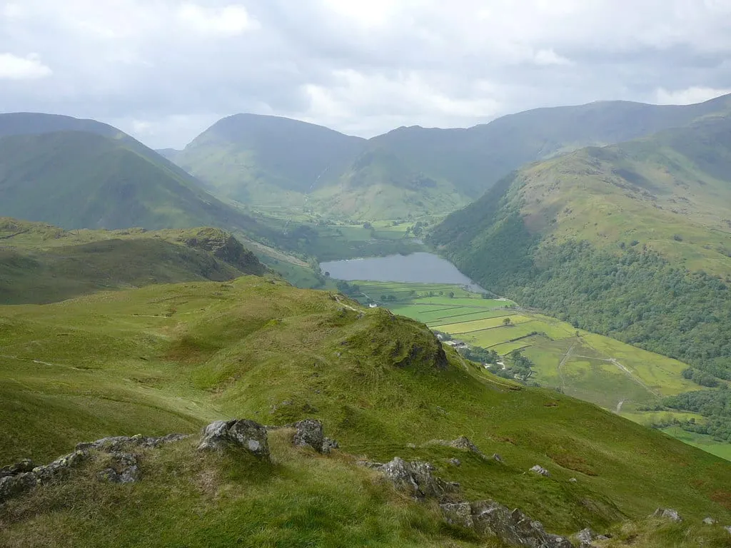 Photo: Angletarn Pikes, a 566m Lake District fell near Patterdale, Cumbria, north west England.