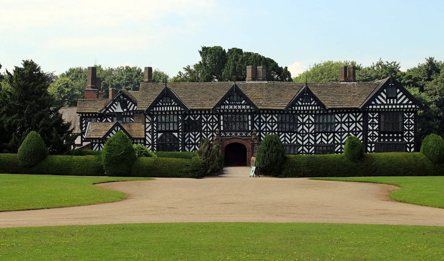 Photo of Speke Hall, a house & garden near Elton, Merseyside, north west England.