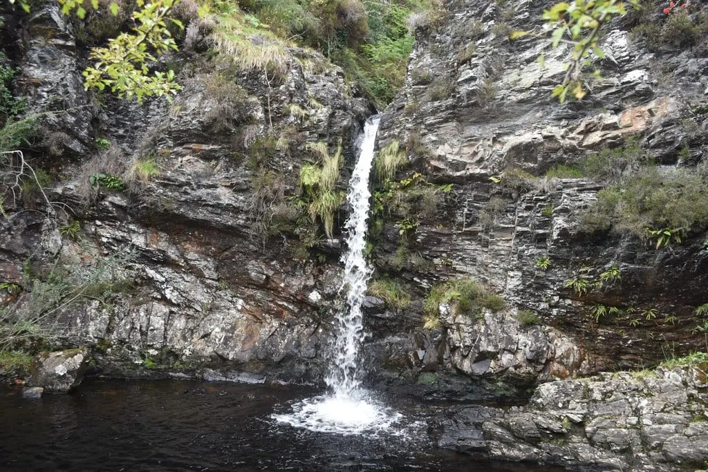 Photo of Grey Mare's Tail (Talnotry), a waterfall near Newton Stewart, Dumfries and Galloway, southern Scotland.