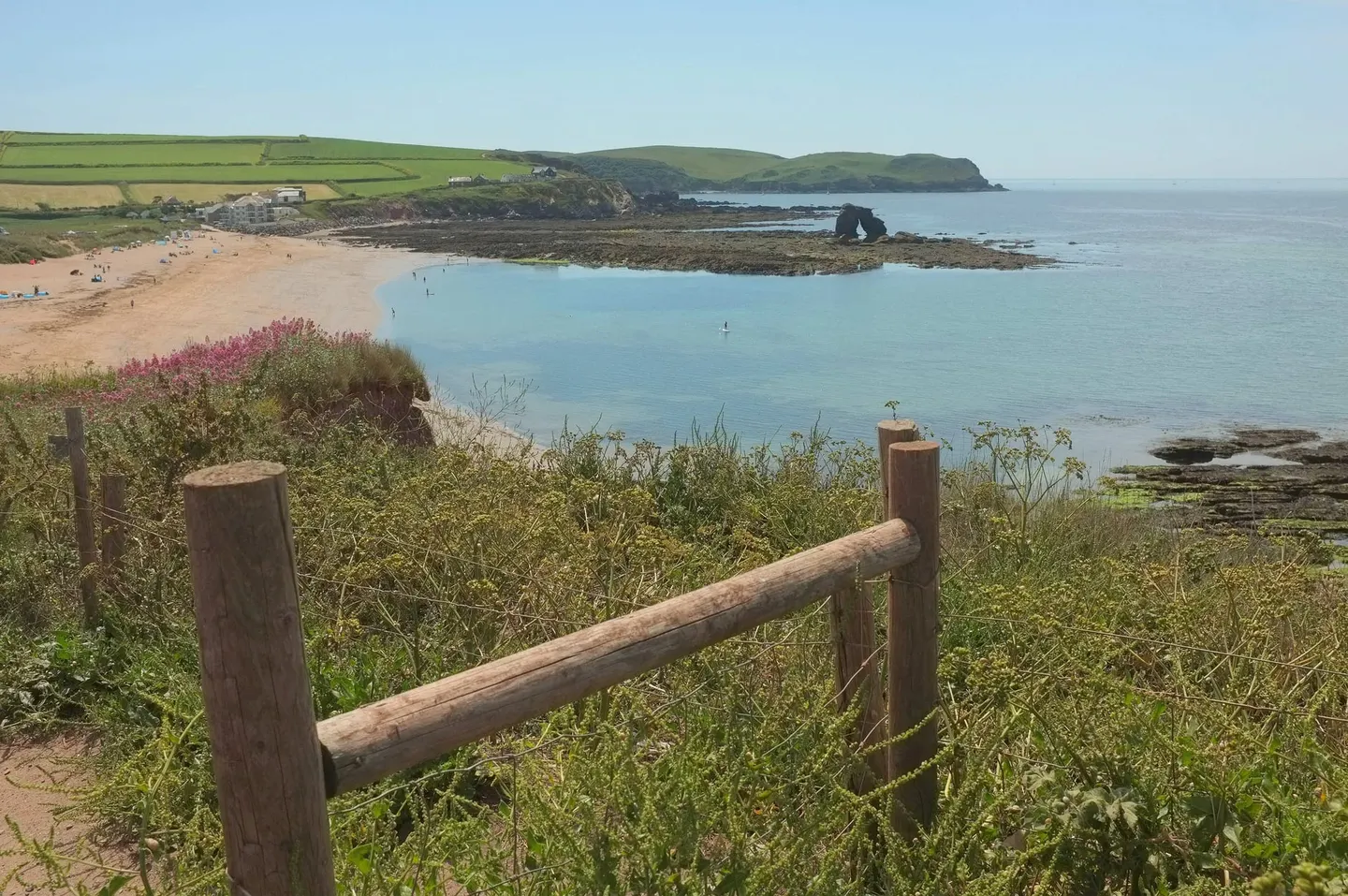 Photo of Thurlestone South, a swimming spot near Hope Cove, Devon, south west England.
