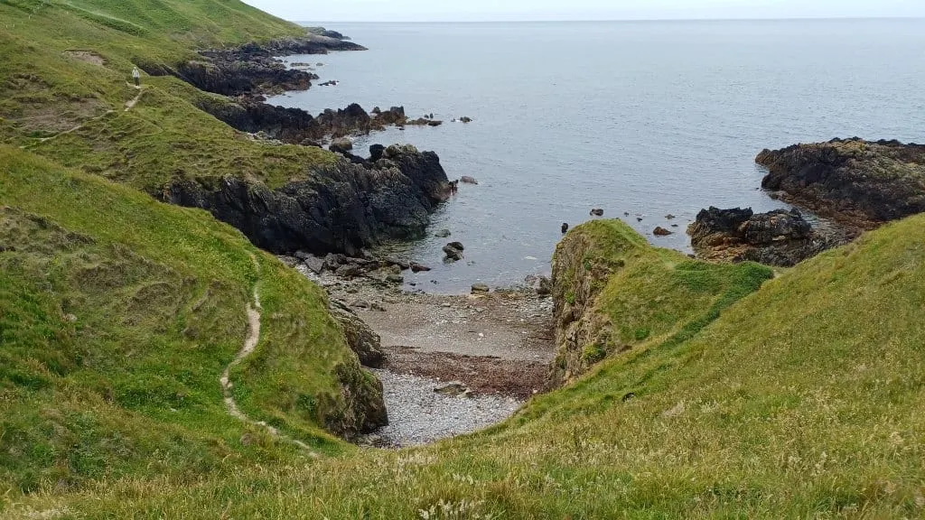 Photo of the coast at Porthor, Gwynedd, north Wales.