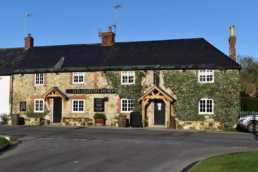 Photo of Broad Chalke, a village in Wiltshire, south west England.