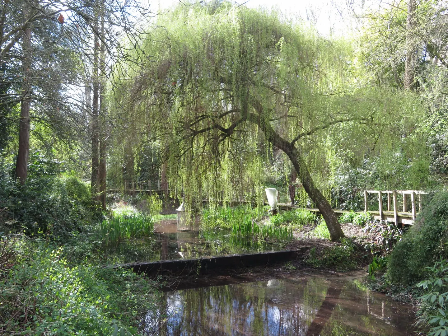 Photo of The Lyde Garden, a garden near Bledlow, Buckinghamshire, south east England.