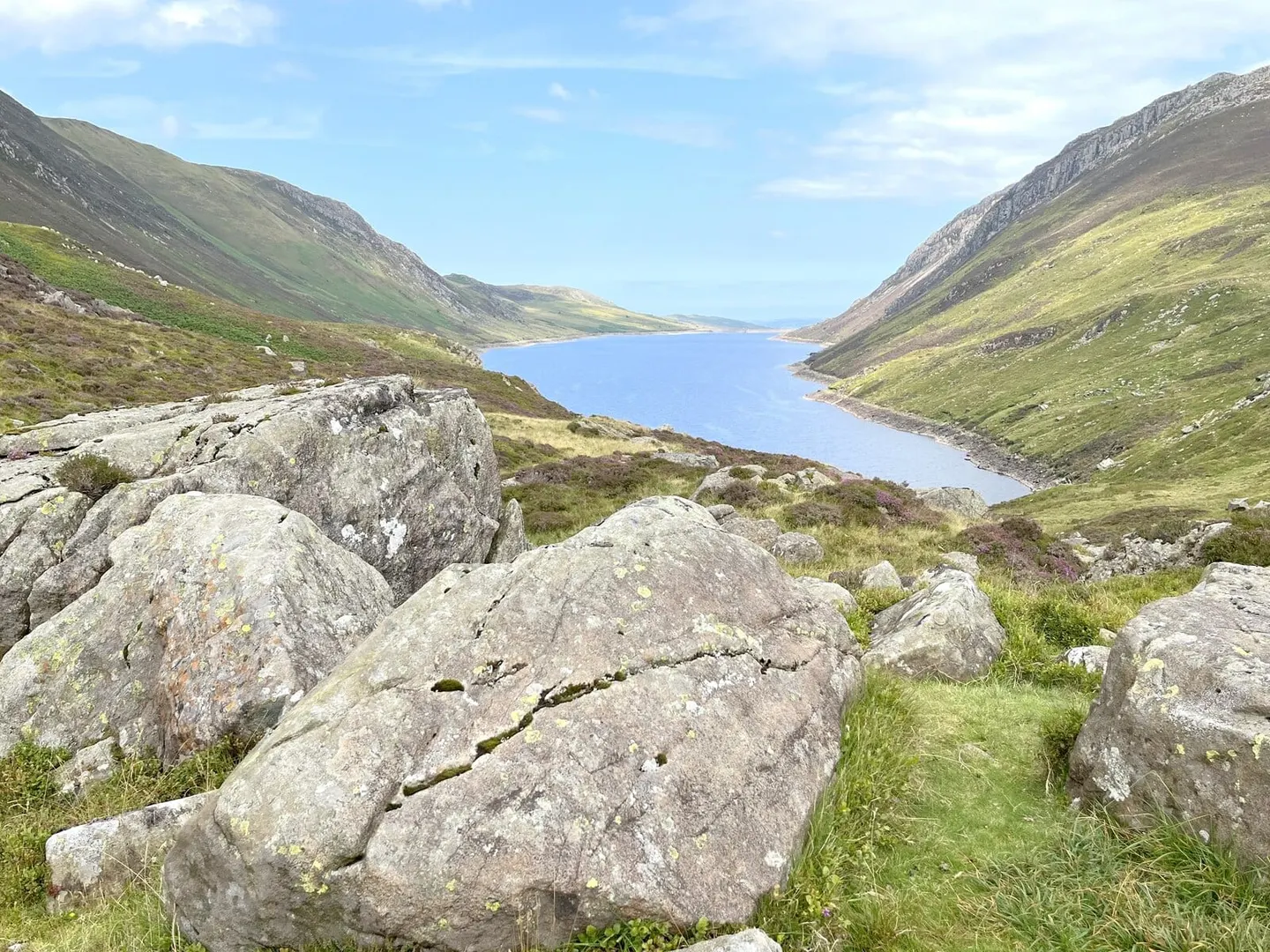 Photo of Llyn Cowlyd, a lake near Capel Curig in Eryri, Conwy, north Wales.