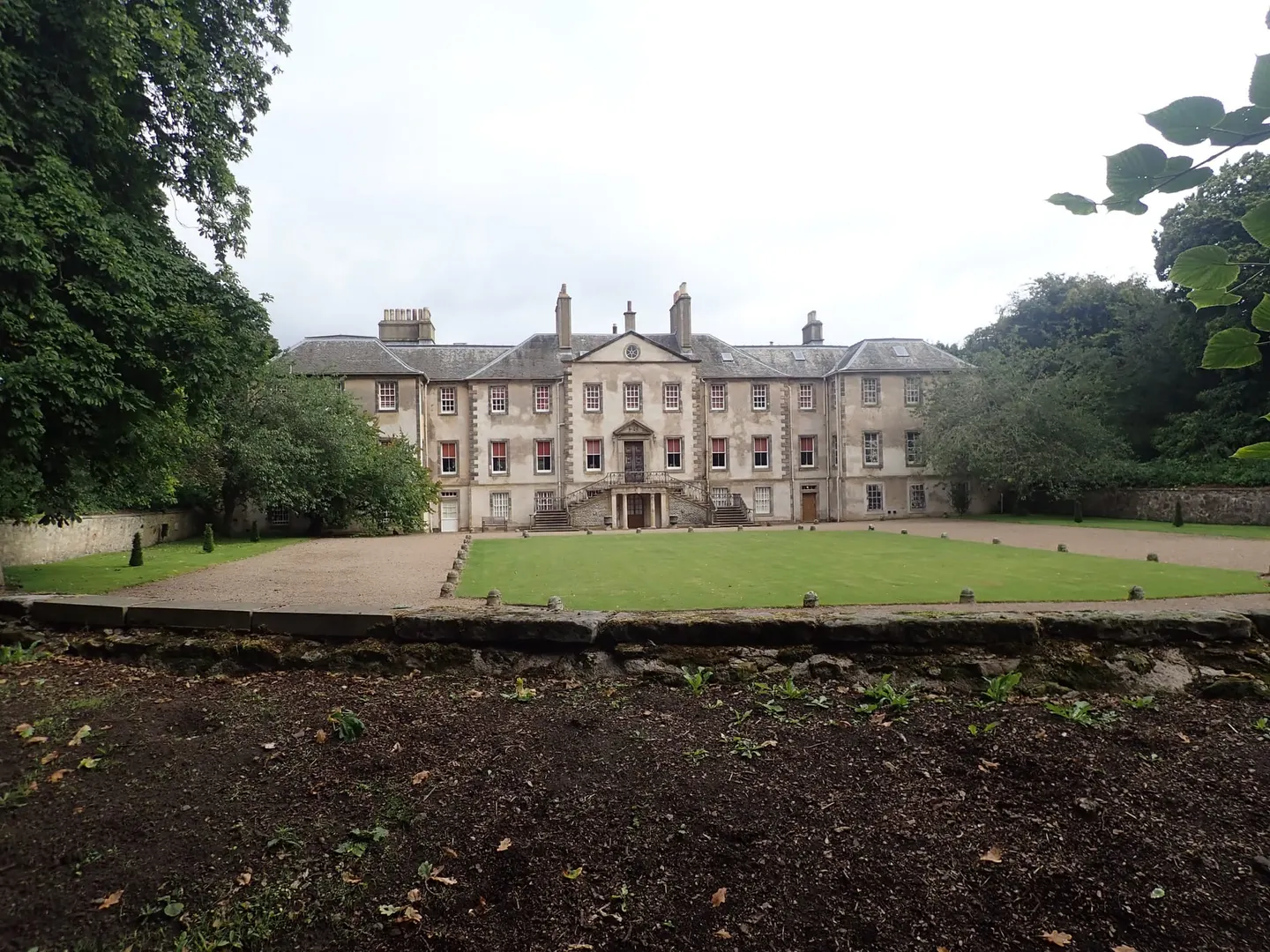 Photo of Newhailes, a garden near Musselburgh, East Lothian, central Scotland.