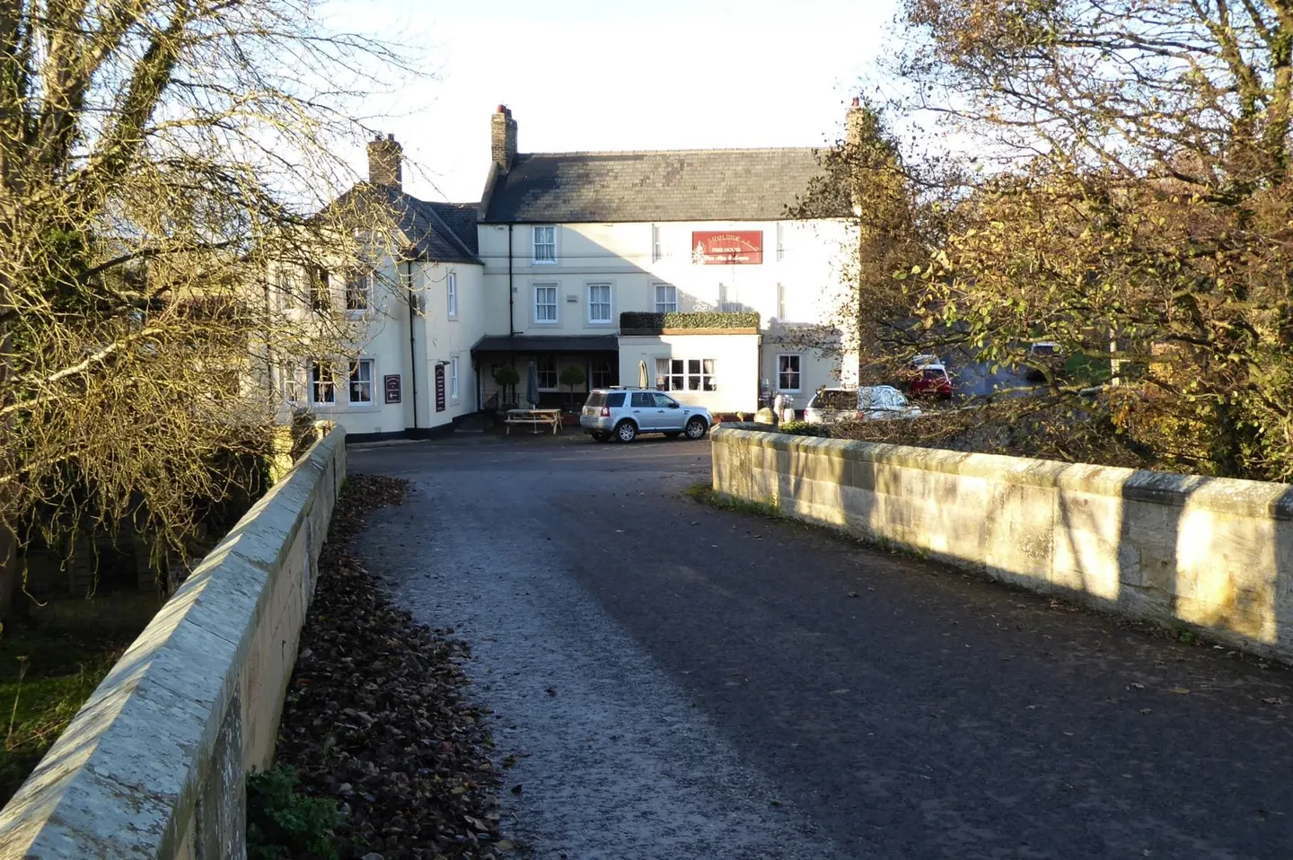 Photo of The Anglers Arms, a pub near Weldon Bridge, Northumberland, north east England.