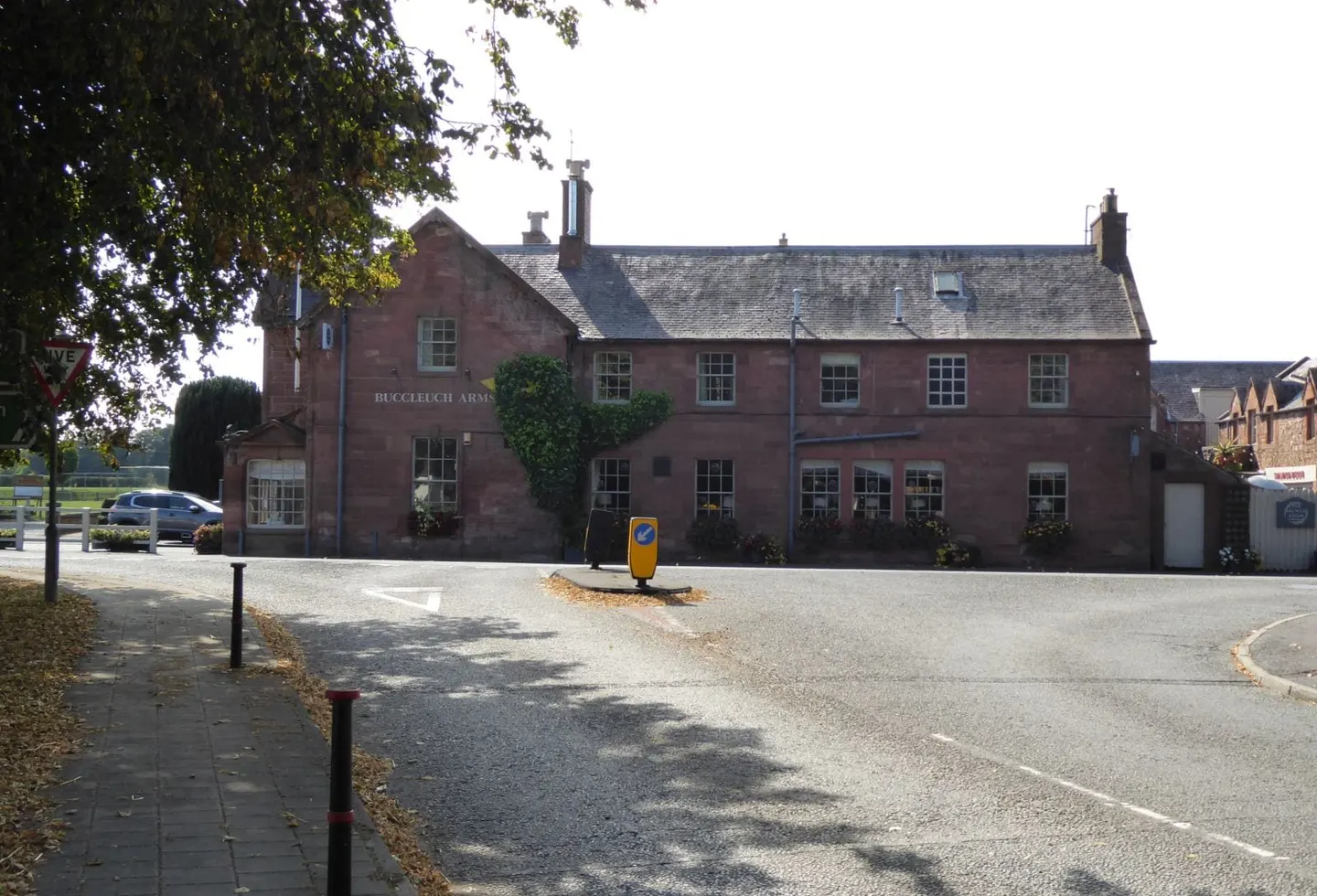 Photo of Buccleuch Arms Hotel, a pub near St Boswells, the Scottish Borders, southern Scotland.